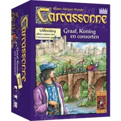 Carcassonne uitbreiding Graaf, Koning en Consorten NIEUWE EDITIE!!!