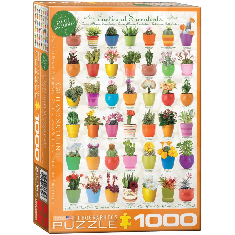 Cacti & Succulents (1000)
