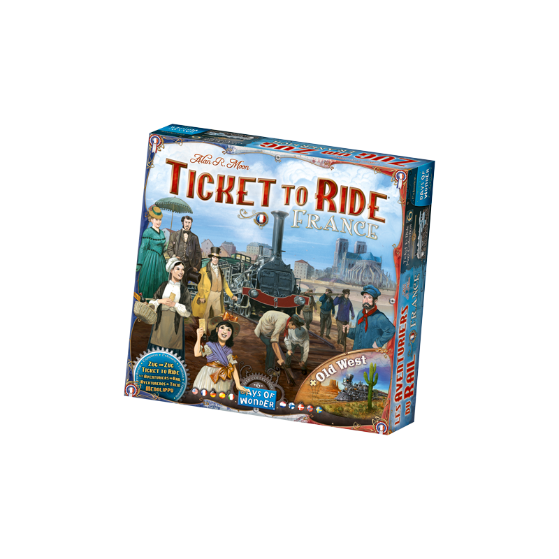 Ticket to Ride uitbreiding France/Old West