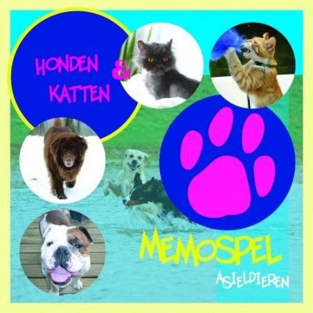 Asieldieren Honden & Katten Memospel
